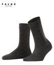 Chaussettes laine&lyocell dame FALKE "ClimaWool" 46484 - Anthra. Mel. 3117