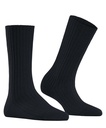 Chaussettes laine&cachemire dame FALKE "Cosy Wool Boot" 46590 - Black 3009 (35/38)