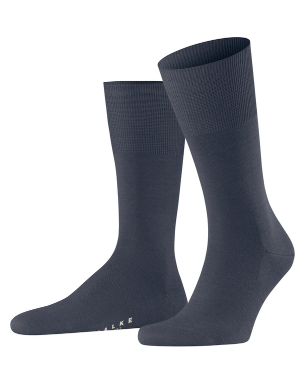 Chaussettes Homme Laine FALKE "Airport" 14435 - Dark Blue Mel. 6688 (39/40)