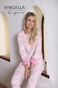 Pyjama long dame 100% coton RINGELLA "Interlock qui Dorlote la Peau" 3561204 - Mauve Motif 632