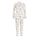 Pyjama long dame avec haut boutonné RINGELLA "Fleurs d'Hiver" 3511230 - Champagne 130