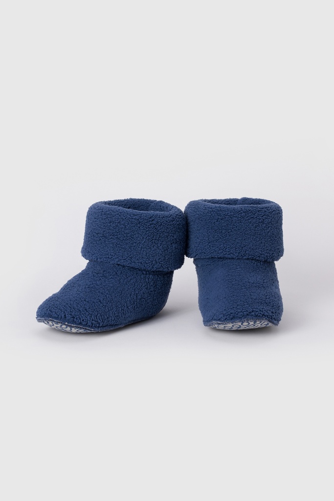 Pantoufles bottes en polaires WOODY 232-10-BOO-M - Bleu 834 (22/26)