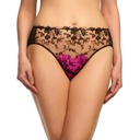 Culotte Taille Haute DITA VON TEESE "Victresse" D21041 - Black Fuschia