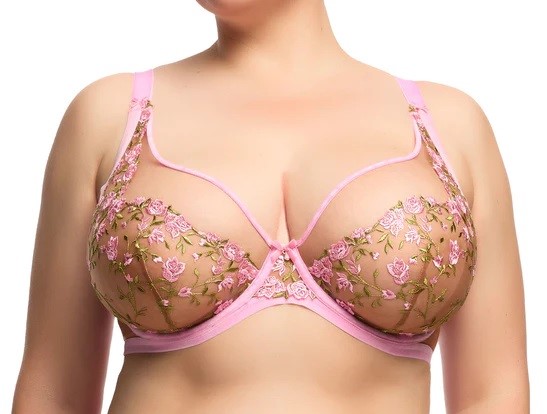 Soutien-gorge emboitant avec armatures DITA VON TEESE "Rosewyn" D97044 - Charming Pink (100, D)