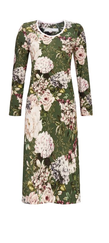 Chemise de nuit RINGELLA "Imprimé Floral Noble" 3571101 - Vert 500 (38)
