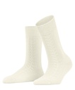 Chaussettes 75%laine dames FALKE "Melody" 46313 - Woolwhite 2060