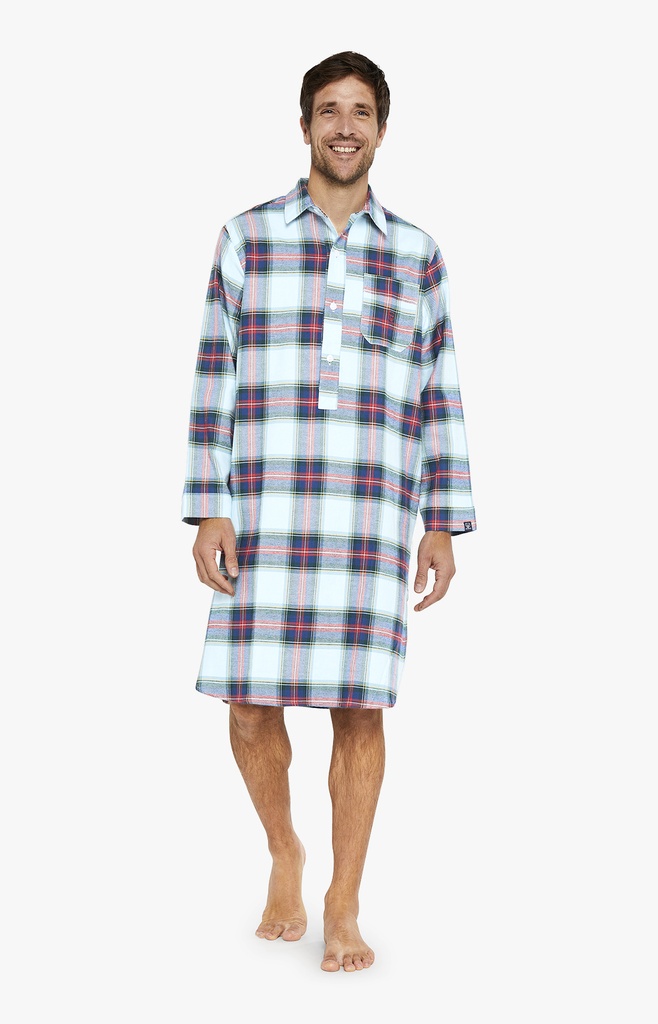 Chemise de nuit en pilou ARTHUR "Grand-Père" CGP - Glace LOGAH23