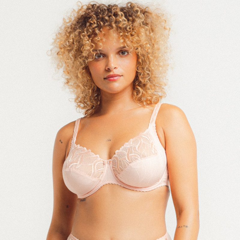 Soutien-gorge avec armatures en 3 parties emboitant LOUISA BRACQ "Julia" 477-01 - Sun Stone SST