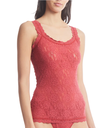 Top sans manches dentelle stretch HANKY PANKY "Classic Cami" 1390L - Burnt Sienna BRNS