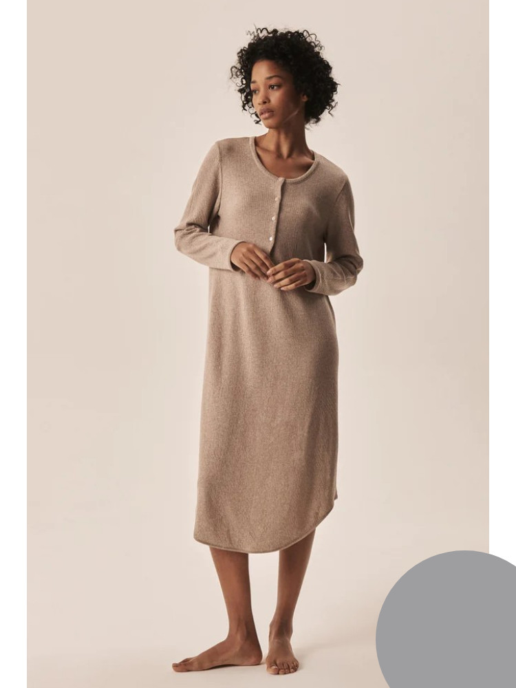 Chemise de nuit Termotex 100%coton OSCALITO 430 - Gris 102 (2)