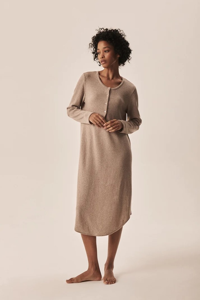 Chemise de nuit Termotex 100%coton OSCALITO 430 - Noisette 372