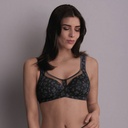 Soutien gorge sans armatures top confort ANITA "Clara art" 5853 - Anthracite 408