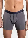 Boxer homme coton avec maintien intérieur LOIC HENRY "Every-D" KBD001GD - Gris