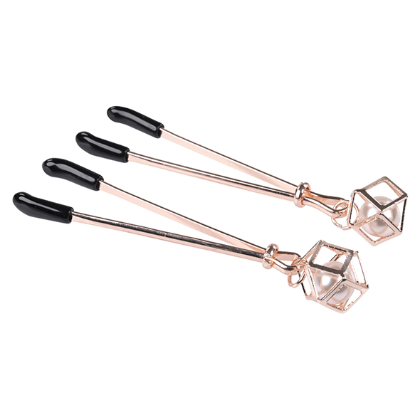 Pinces pour seins SPORTSHEETS - SEX & MISCHIEF "Brat Pearl Nipple Clips" 105237