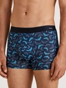 Boxer homme fantaisie 94% coton CALIDA "Cotton Code Design" 26980 - Bleu danube 398