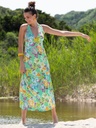 Robe longue ANTIGEL "La Feminissima" ESB1170 - Vert Emeraude 1545