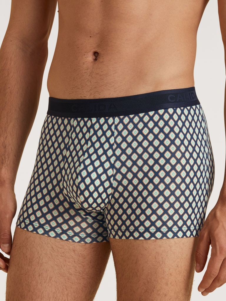 Boxer homme fantaisie coton CALIDA "Grafic Cotton" 26180 - Insignia 792 (M)