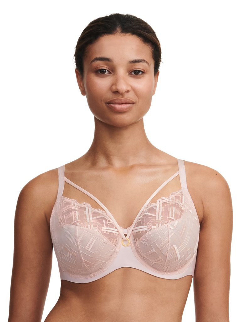 Soutien-gorge avec armatures enveloppant CHANTELLE "Graphic Support" C21S10 - Rose Taffetas 0JV