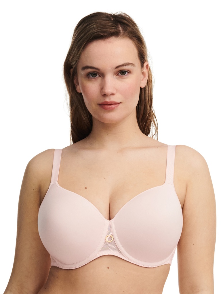 Soutien-gorge memory enveloppante CHANTELLE "Graphic Support" C21S60 - Rose Taffetas 0JV (85, B)