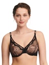 Soutien-gorge avec armatures plongeant CHANTELLE "Xtravagant" C06GM - Noir 011