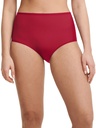 Culotte taille haute invisible TU CHANTELLE "SoftStretch" C26470 - Rouge Passion 0ME