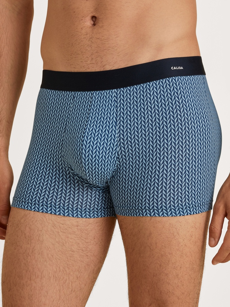 Boxer homme fantaisie 94% coton CALIDA "Cotton Code Design" 26980 - Cascade 545 (S)