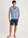 Pyjama short homme 100% coton CALIDA "Relax Streamline" 46282 - Cascade 545