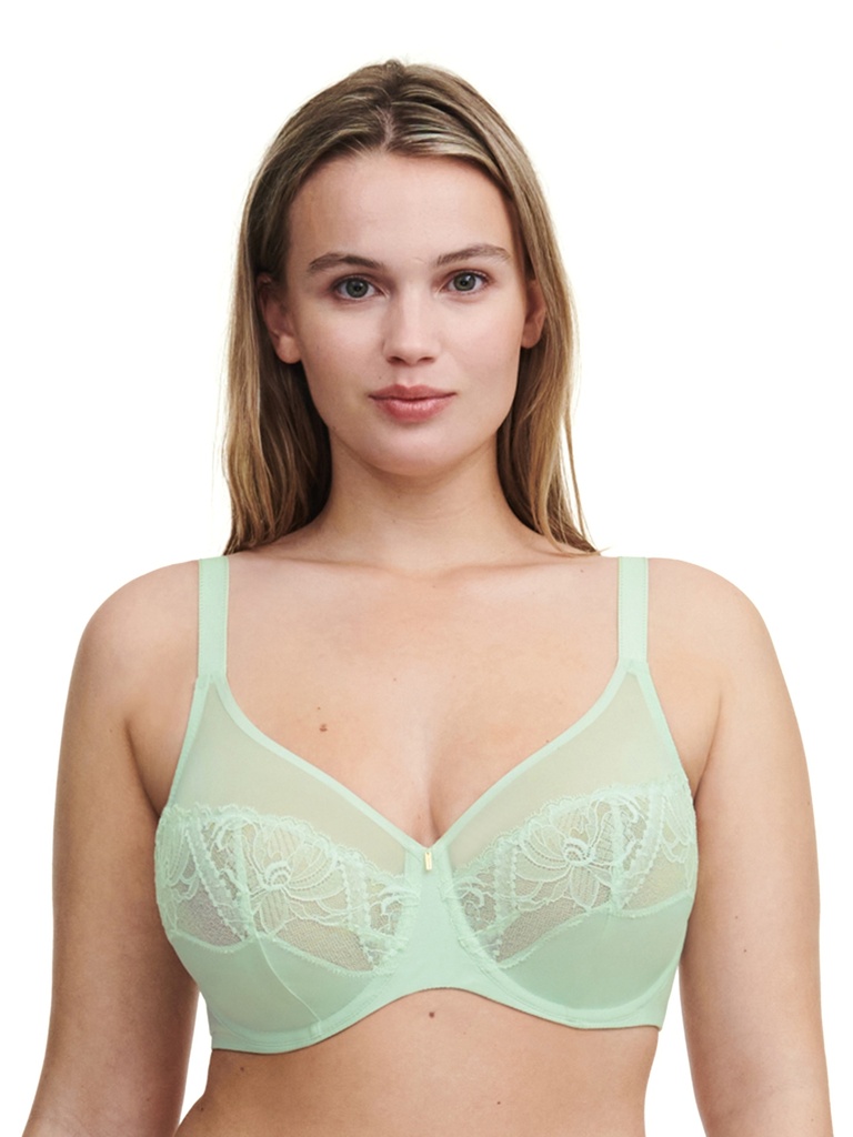 Soutien-gorge armaturé enveloppant CHANTELLE "Orangerie Dream" C17Q10 - Vert d'Eau 00E