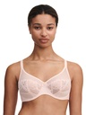 Soutien-gorge armaturé enveloppant CHANTELLE "Orangerie Dream" C17Q10 - Rose Taffetas 0JV
