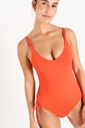Maillot LIVIA "Margaux Majorque" - Orange 41N52
