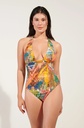 Maillot décolleté profond PAIN DE SUCRE "Guilia 21" - Massaï