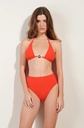 Bas de Bikini taille haute rabatable PAIN DE SUCRE "Tobago 61" - Orange (2)