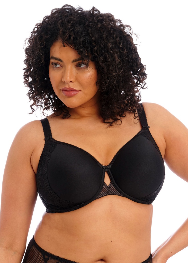 Soutien-gorge armatures spacer spécial poches profondes ELOMI "Charley" EL4383 - Noir BLK