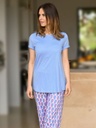 Pyjama dame RINGELLA "Modern Geometrics" 4211213 - Nautic Blue 296