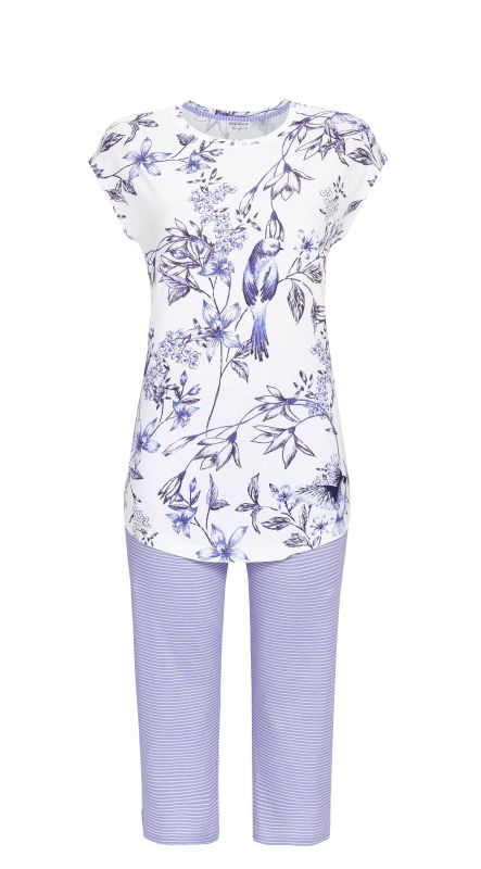 Pyjama dame RINGELLA "Flowers and Birds" 4261215 - Dark Navy 240