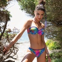 Haut de Bikini bandeau coque ANTIGEL "L'Avatar des Iles" EBB1747 - Bleu Avatar 1551