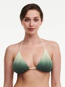 Haut de Bikini triangle CHANTELLE "Swim One Size" C12VQF - Green Tie and Dye 01B (XS/S)