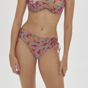 Bas de Bikini taille haute SIMONE PERELE "Melia" 1EDB73 -  Imprimé Rose Agadir 112 (2)