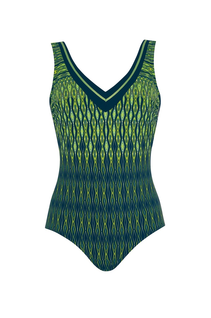 Maillot amincissant SUNFLAIR 22147 - Vert 75 (44, D)
