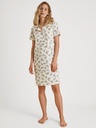 Chemise de nuit dame 95cm 100% coton CALIDA "Night Lovers" 33329 - Glacier 642