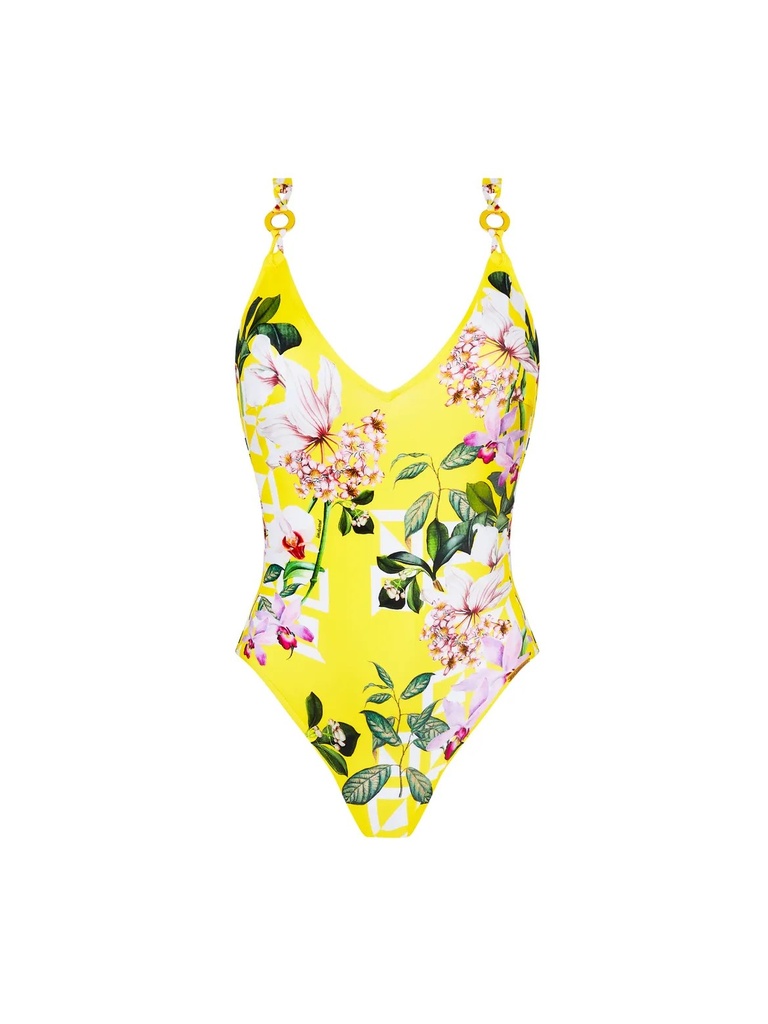 Maillot Nageur Maintien LISE CHARMEL "Jardin Délice" ABB6978 - Soleil Délice 13008 (90, C)