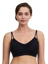 Brassière avec dentelle et coques amovibles CHANTELLE "SoftStretch" C11GQ9 - Noir 011