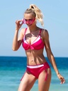 Bas de Bikini slip coulissant ANTIGEL "La Skippeuse"  FBB0627 - Fuschia 10290