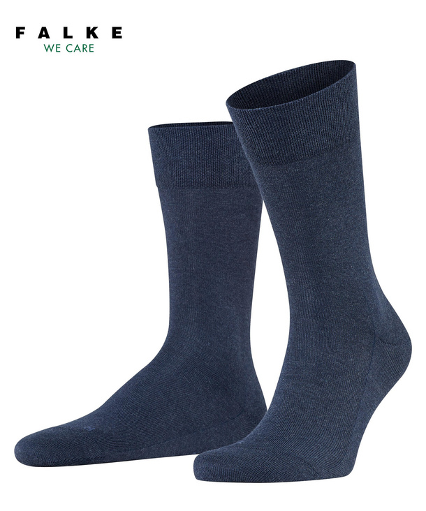 Chaussettes Hommes sans élastique FALKE "Sensitive London"14719 - Navy Mel 6127 (39/42)