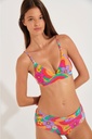 Bas de Bikini shorty BANANA MOON "Bia Popsicle" - Rouge Multi LRV19