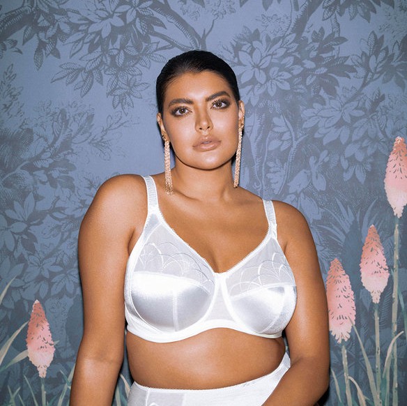 Soutien-gorge armaturé spécial poches profondes ELOMI "Cate" EL4030 - Blanc WHE