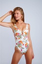 Maillot BANANA MOON "Miller Palmrose" - Ecru JZB11