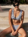 Haut de Bikini armaturé à volants FREYA "Jewel Cove" AS7230 - Stripe Black SBL