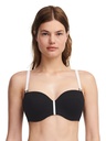 Haut de Bikini corbeille CHANTELLE "Authentic" C12IN5 - Noir/Blanc 0DV