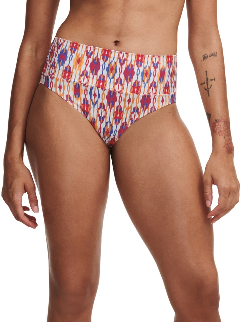 Bas de Bikini taille ajustable CHANTELLE "Devotion" C12SC5 - Ikat Rouge 0TP